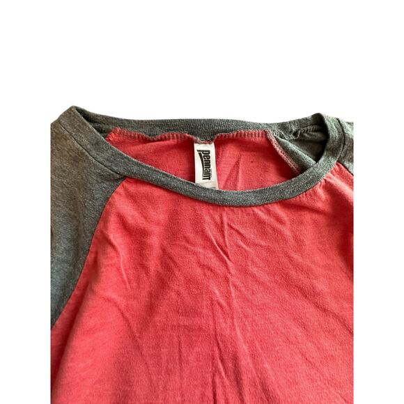 Pennant Girls Pink & Gray Long Sleeve Crew Neck T-Shirt Youth Size Medium - Picture 2 of 4